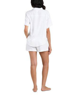 Delphine Coast Knot Hem Shirt Swim Cover-Up 