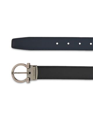 Men's Gancini Buckle Reversible Leather Belt