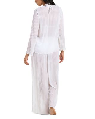 Sunbeams Pleated Wide Leg Swim Cover-Up Pants 