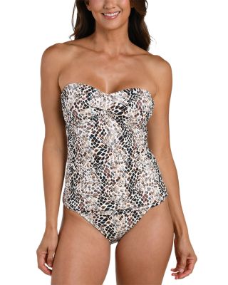 Wild Whispers Twist Front Tankini 