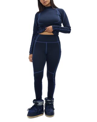 Halfdays Hallie Leggings In Blue