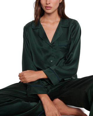 Inez Washable Silk Long Pajama Set