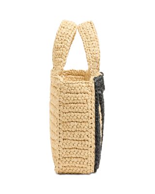 Viva Superstar Small Raffia Shopping Tote Bag
