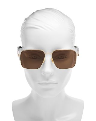 Geometric Sunglasses, 60mm