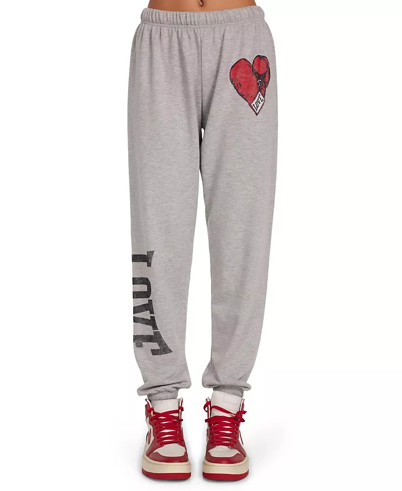 Lauren Moshi Tanzy Vintage Boxing Love Sweatpants