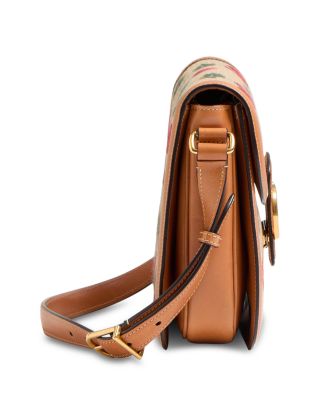 9To5 VLogo Raffia Shoulder Bag