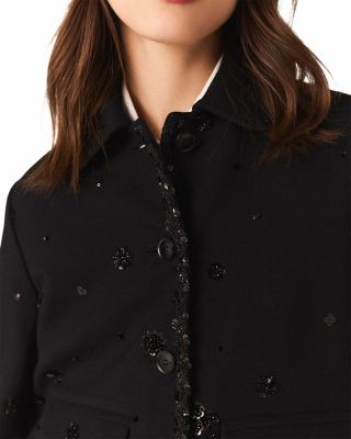 Vogueloir Short Embroidered Jacket