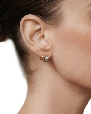 Katerina Double Row Hoop Earrings