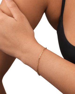 Dainty Paperclip Chain Bracelet