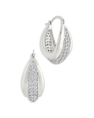 Philina Cubic Zirconia Hoop Earrings