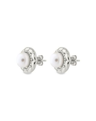 Eudora Imitation Pearl Stud Earrings