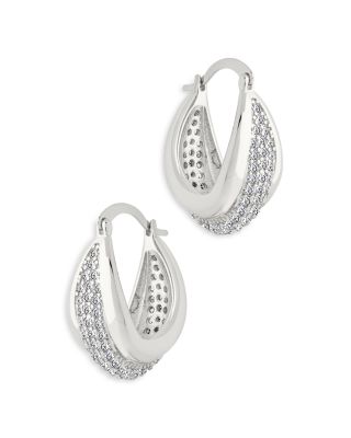 Philina Cubic Zirconia Hoop Earrings