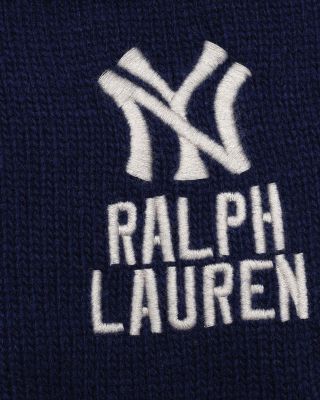 Yankees Fleece Lined Knit Gloves