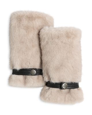 The Soho Faux Fur Wrist Warmers