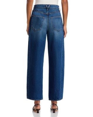 Ryder High Rise Barrel Leg Jeans in Equinox Blue