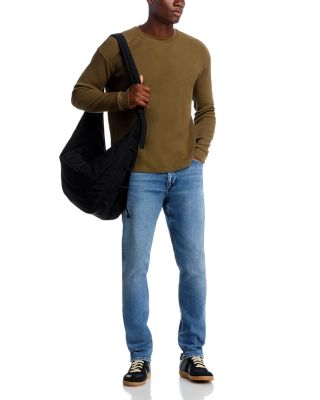 Waffle Knit Long Sleeve Tee