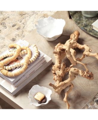 Fleur Ceramic Decorative Bowls, Set of 3