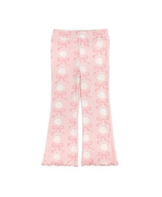 Girls' Coquette Ghost Halloween Flare Legging - Baby, Little Kid, Big Kid