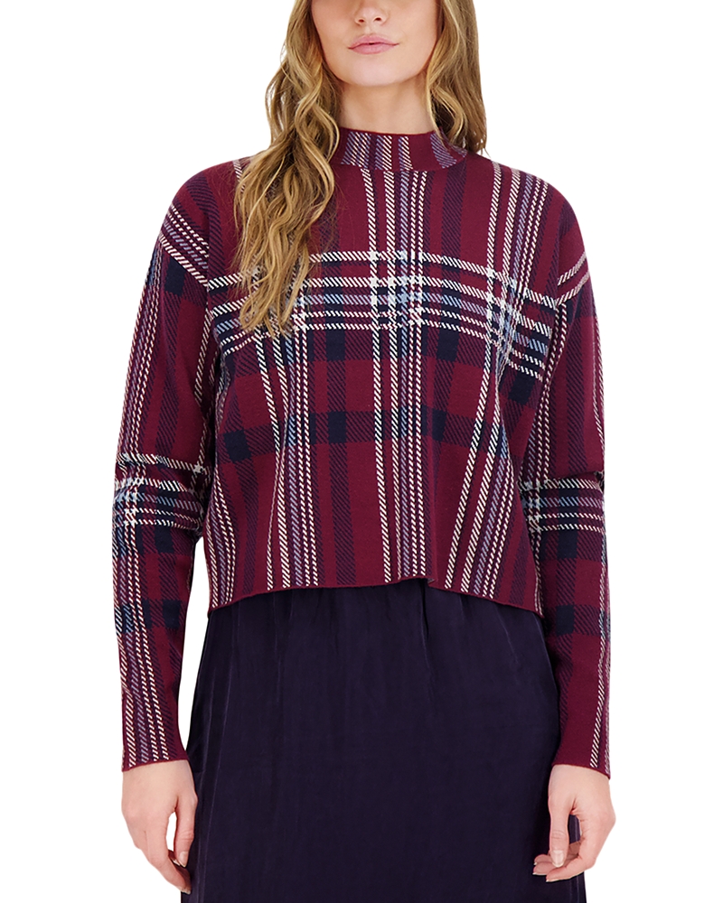 Point Drop Shoulder Sweater In Multi