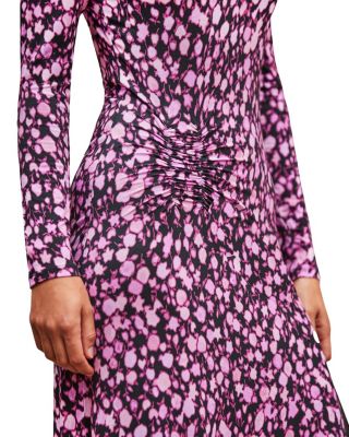  Leopard Print Waist Detail Maxi Dress