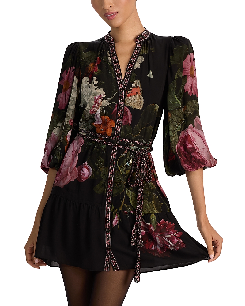 Alice and Olivia Antonette Button Front Dress