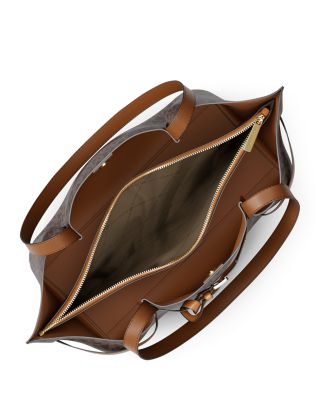 Emilia Large East/West Logo Tote