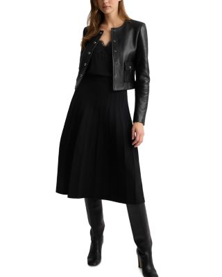 Cropped Leather Jacket