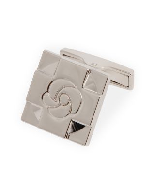 Rosemel Rose Cufflinks & Tie Bar Set