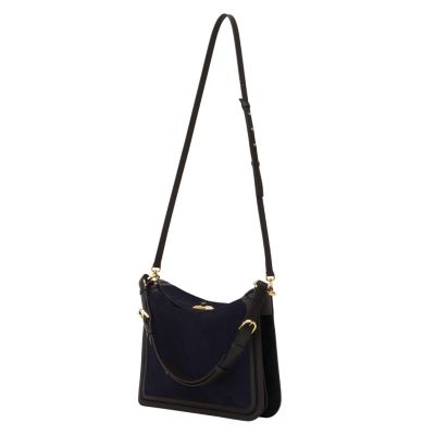 Compagnon Asymmetrical Bag In Suede