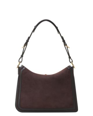 Compagnon Asymmetrical Bag In Suede
