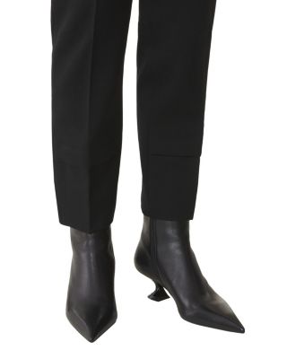 Midnight Step Leather Ankle Boot