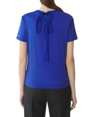  Cotton T-Shirt with Ribbon Detail