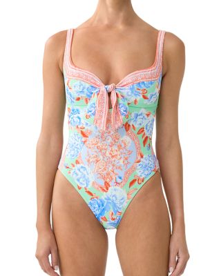 Sweetheart Neck One Piece Swimsuit