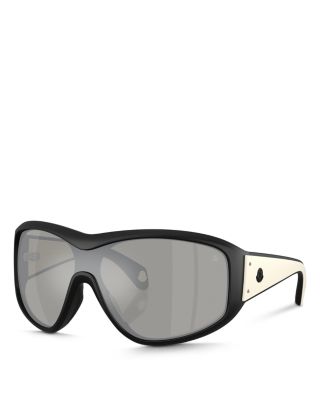 Thyra Oval Shield Sunglasses, 136mm
