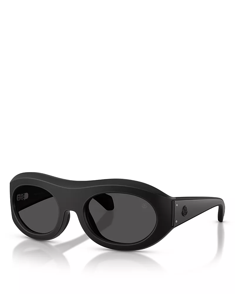 Moncler Ramillon Oval Sunglasses, 54mm