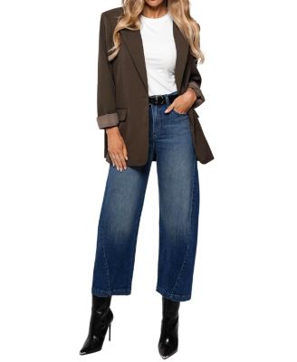 Mid Rise Gail Barrel in Medium Blue