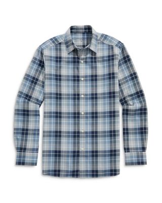 Brant Point Tech Twill Plaid Classic Fit Button Down Shirt