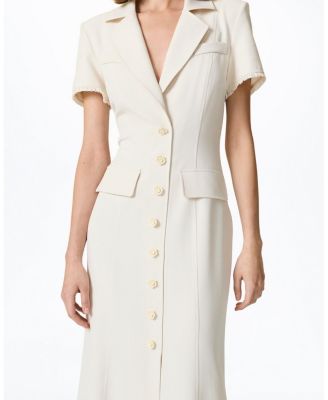 Floral Button Detailed Maxi Dress