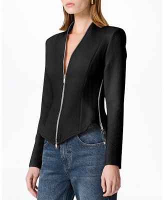  Zipper Detailed Blouse