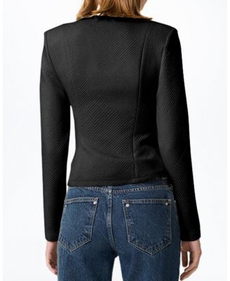  Zipper Detailed Blouse