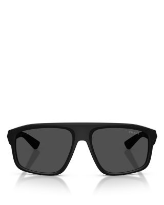 Linea Rossa Rectangular Sunglasses, 59mm