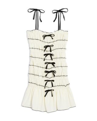 Girls' Bow Front Dress - Big Kid