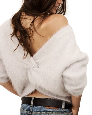 Fill Twist Back Sweater