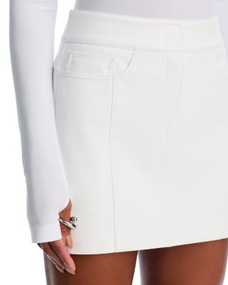 Faux Leather Mini Skirt