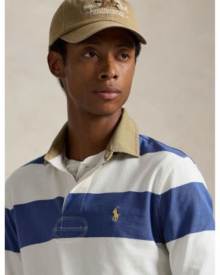 Classic Fit Khaki Collar Rugby Shirt