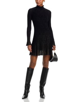Treasure of Light Foil Knit Mini Dress