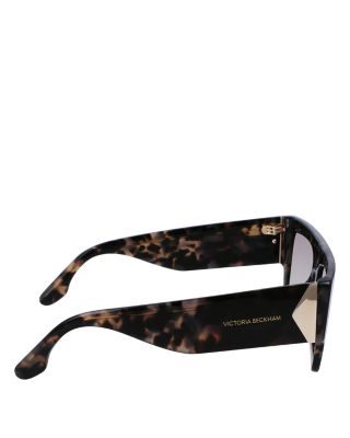 Plaque Square Sunglasses, 55mm