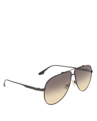 Buckle Aviator Sunglasses, 63mm