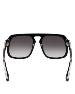 Chain Rectangular Sunglasses, 53mm