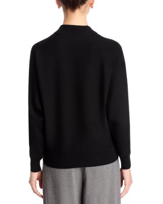 Embellished Mock Neck Sweater